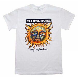Sublime 40 Oz To Freedom T-Shirt Reggae Ska Rock Band Vintage Tee 89